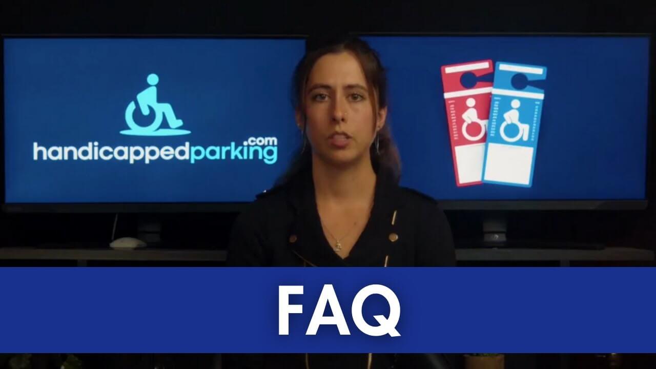 Common Questions About Handicapped Parking Placards
